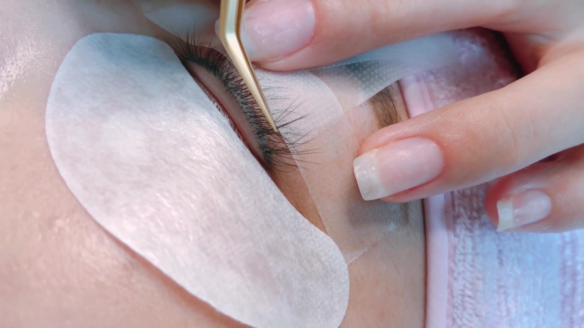 真人嫁接开花睫毛,二姐美业美睫教学视频