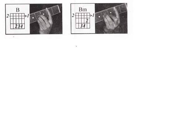 急!求教 民谣吉他的B和弦到底是按2、3品还是