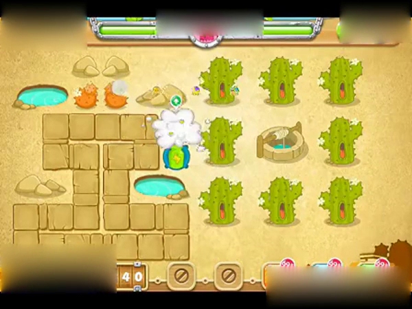 游戏视频 保卫萝卜2第77关攻略--游吧