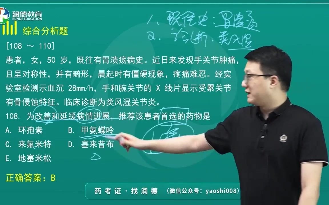 [图]润德执业药师7年真题强化课-西药综合