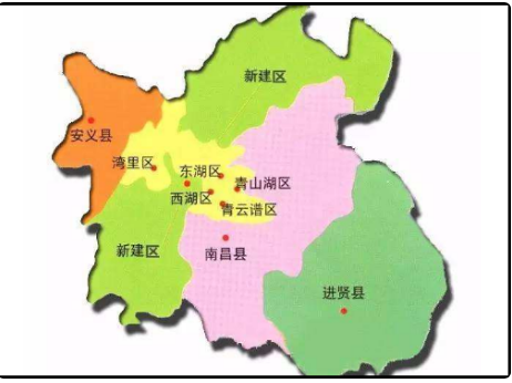 南昌市中心在什么地方