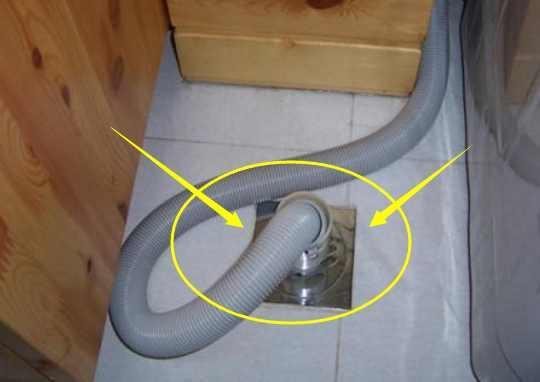 洗衣机管道排水外溢图片