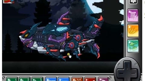 组装机械锯齿鲨变身僵尸鲨鱼游戏