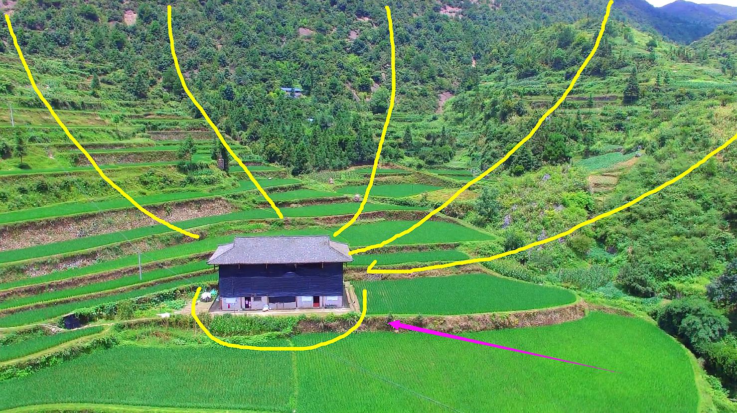 处在莲花形地势,风水格局完美,这户人家才是一流的风水宝地搜狐上传