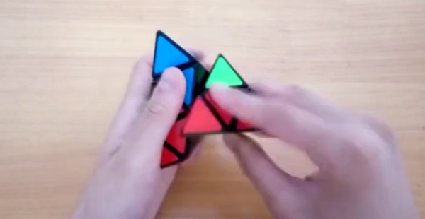 魔方教程一步一步图解三角形