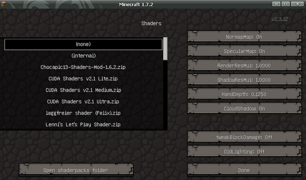 我的世界光影mod怎么用