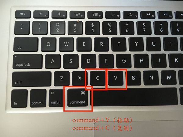 苹果笔记本电脑复制粘贴快捷键是哪个