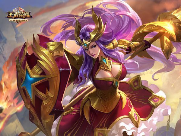 谁有王者荣耀里面女性英雄的所有的高清海报,求发,谢谢