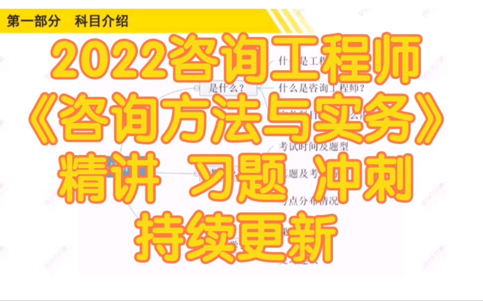 [图]2022咨询工程师【咨询方法与实务】精讲班 含讲义