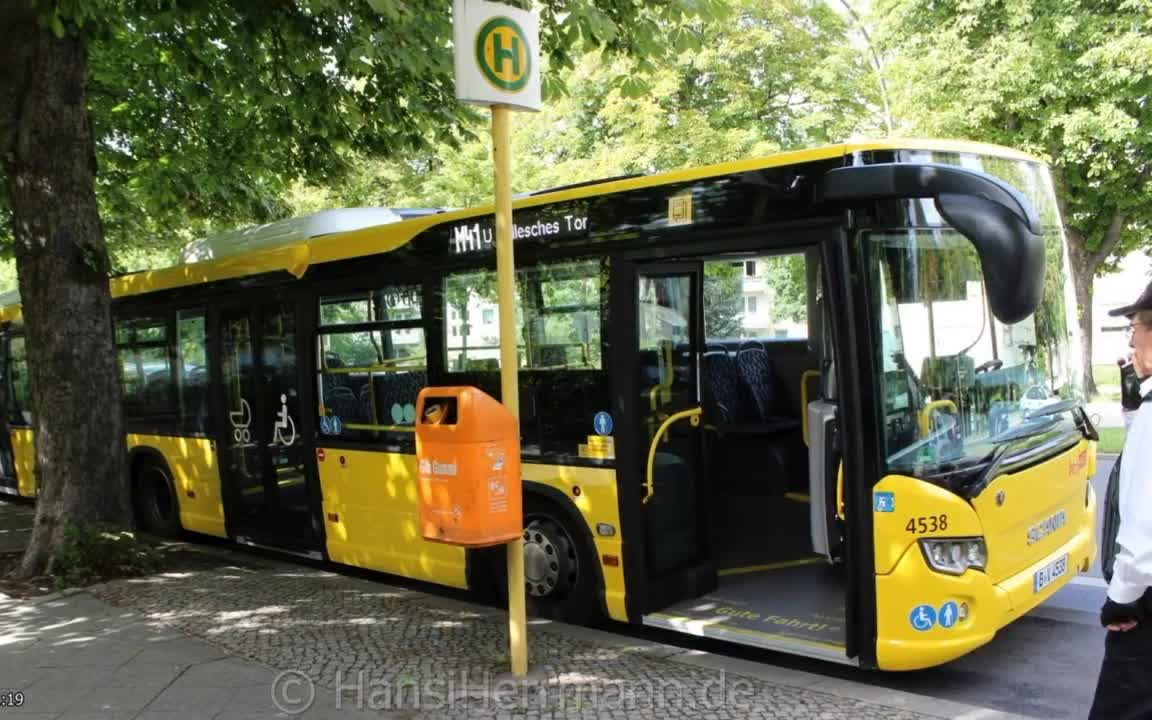 bvg柏林公交 铰接式城市客车-斯堪尼亚citywide lfa gn16(?