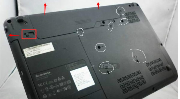 联想笔记本电脑电池怎么装拆