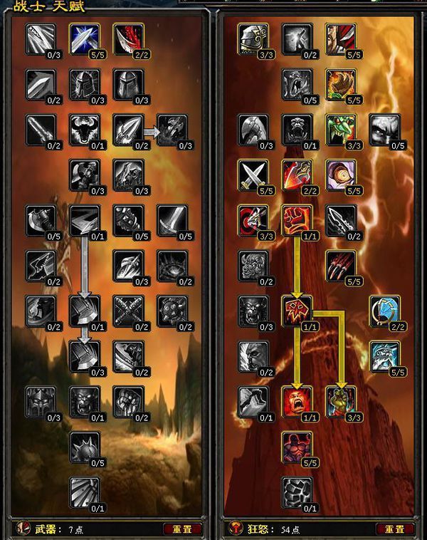 3.13狂暴战士天赋图