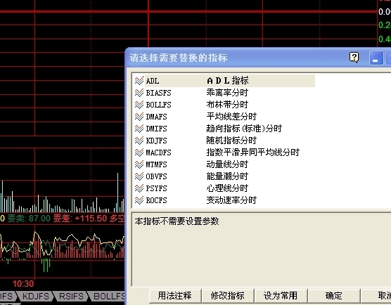 怎么在电脑版炒股软件同花顺分时图下面添加主