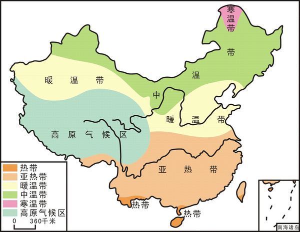 长江中下游平原大多位于什么带,内蒙古高原大部和塔