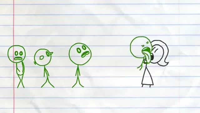 龙族小双 火柴人铅笔涂鸦24 沉迷游戏的人僵尸都害怕游戏