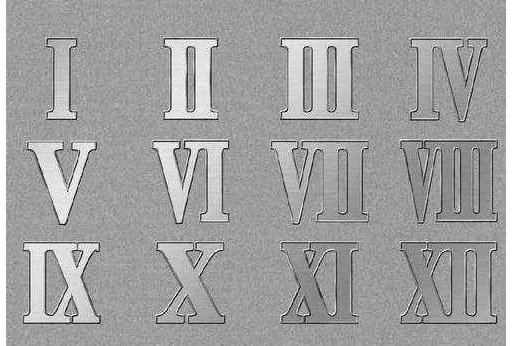 0～10罗马数字是怎么样的?_360问答