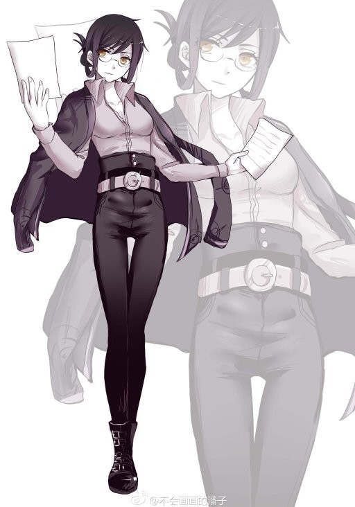 这两个是解雨臣和黑瞎子的性转,应该还有两个是同一个作者吴邪和