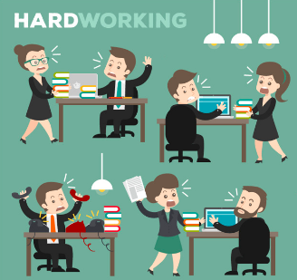 工作努力辛勤的英文为:hardworking 读音为:英 [hɑ:dw:k]   美 [h