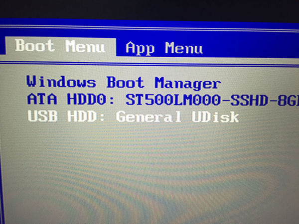 用U盘启动盘进入大白菜pe的过程中,选中USB
