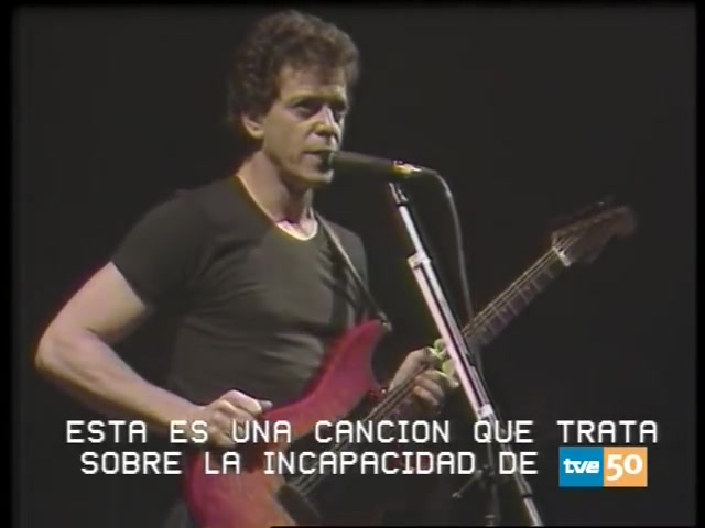 [图]【Lou Reed】1984巴塞罗那演唱会 | Live in Barcelona 1984 (full Tve concert)