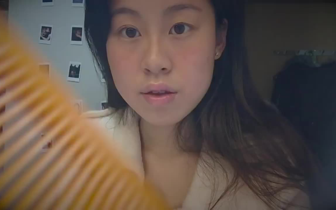 asmr -珍妮小姐姐给你 化妆 修眉 收拾发型 打扮一条龙服务 很舒服的