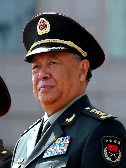 07式三军仪仗队礼宾服大檐帽的帽风带和三军