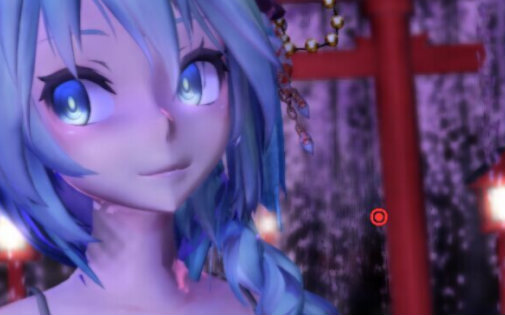 [图]MMD 【极乐净土】和服miku 月下樱花 伊人成影