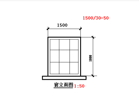 对应画出建筑立面外轮廓线;然后是轮廓内的看线,转折线;然还是门窗