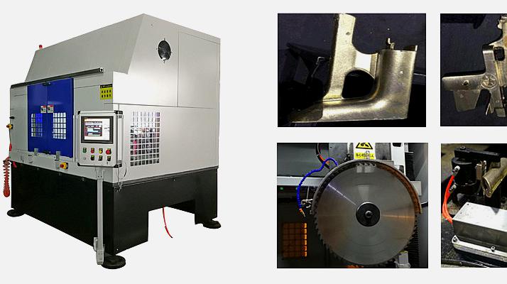 1年前时长:02:00卫浴水龙头铸造浇冒口清除,4轴数控切割机工作高效