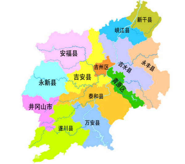 吉安有哪几个县