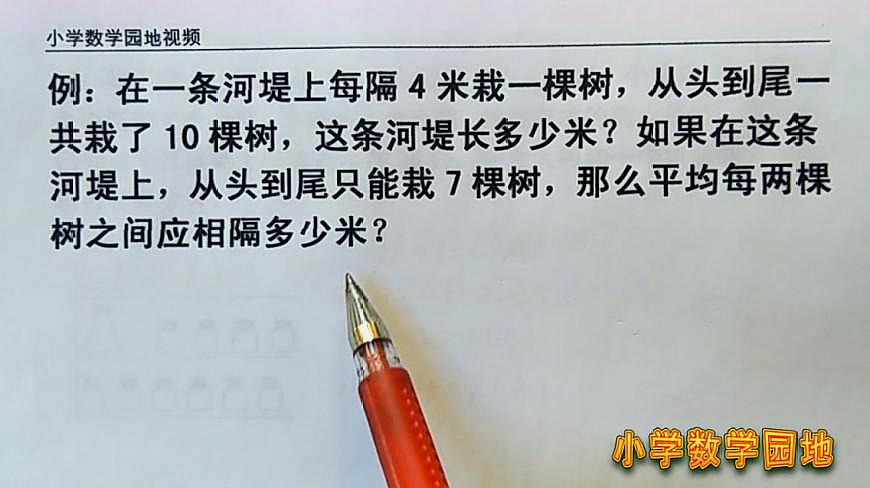 [图]二年级数学奥数微课堂 植树问题看上去简单 如果不理解错误率极高