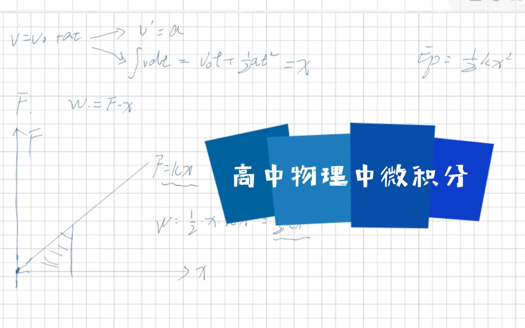 [图]微积分在高中物理中的简单运用