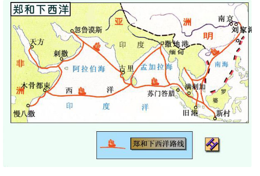 郑和下西洋的路线选择是有科学依据的:冬季出发,夏季返航.