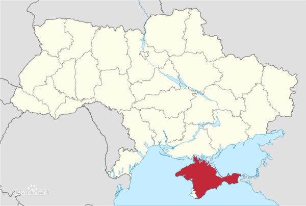 克里米亚地图 位置图片