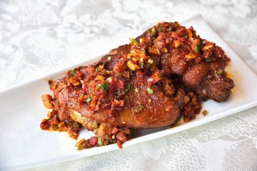 厨师长教你在家 做脆皮猪蹄  肥而不腻, 上桌就吃个精光