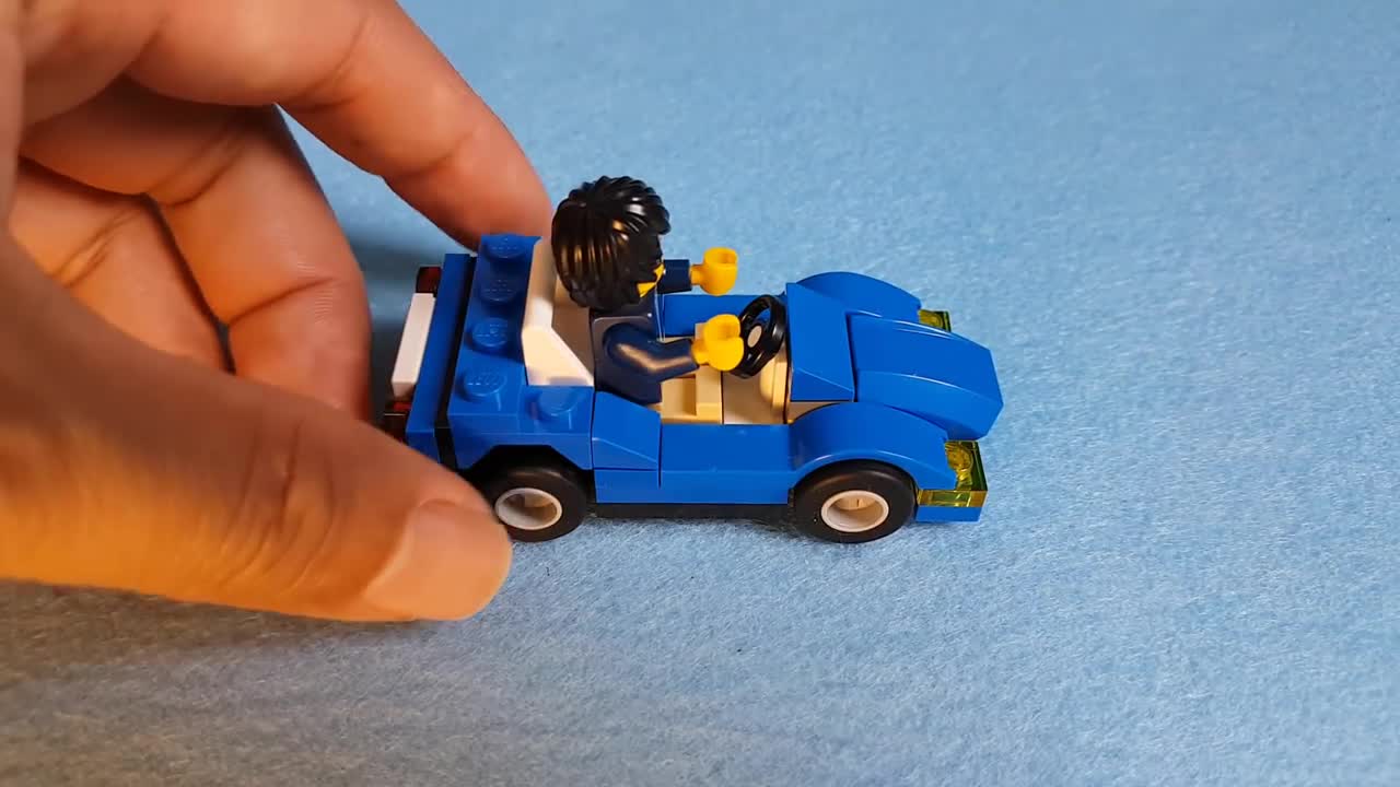 乐高积木玩具拼装组合 乐高小汽车拼装试玩