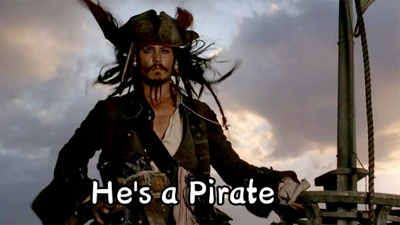 [图]世界十大气势背景音乐之一《He's a Pirate》,杰克船长的专属BGM