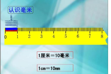 50厘米等于多少毫米图片