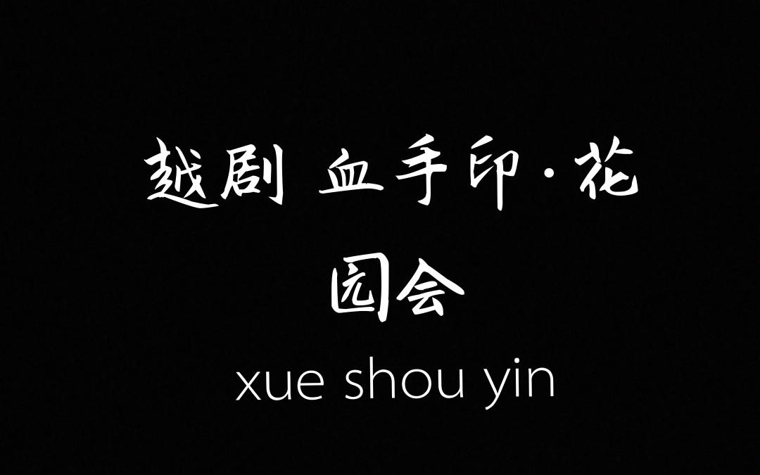 越剧 血手印 花园会-阿小剧团-孟再平(2019 2.11)