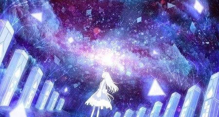 谷歌匿名用户在2016-05-24提交了关于“求星空背景的二次元图片”的提问,欢迎大家涌跃发表自己的观点。 最好是以蓝色为主色调的图,如下图