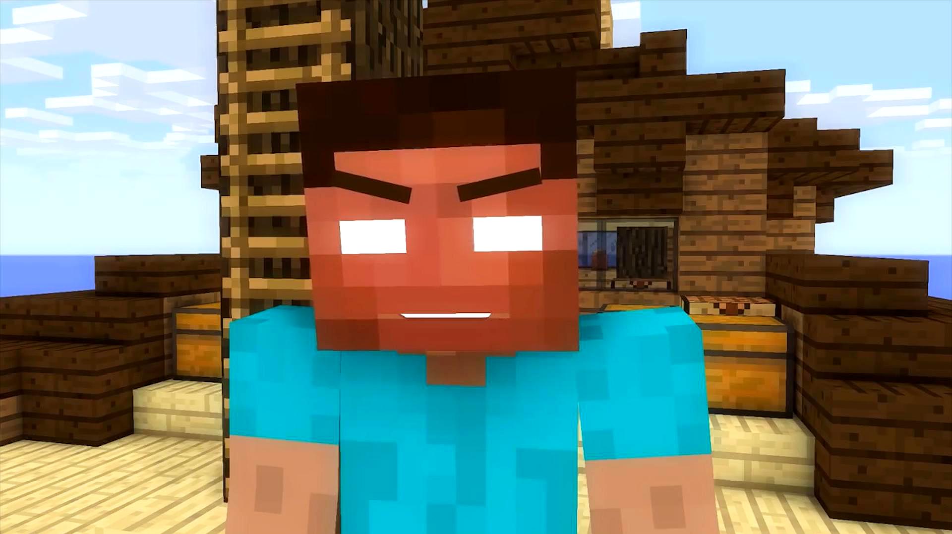  b>mc动画 /b>《 b>史蒂夫生活 /b>10》,him遭野人当众羞辱,下一秒