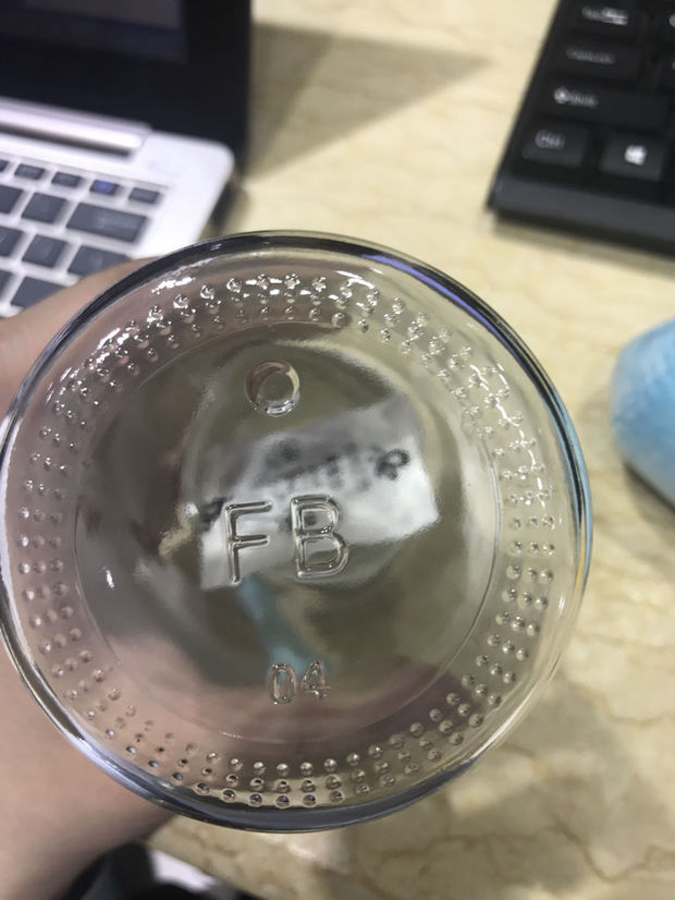 玻璃杯底部数字字母什么含义