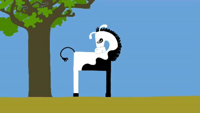 内涵动画短片:不一样的斑马!