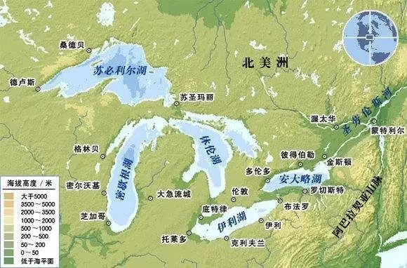 扩展资料: 1,苏必利尔湖,世界上面积最大的淡水湖,该湖为美国和加拿大