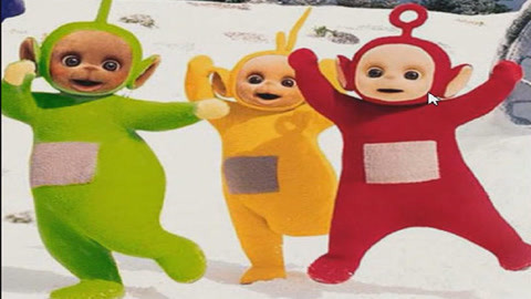 天线宝宝一起玩雪 智力拼图 游戏