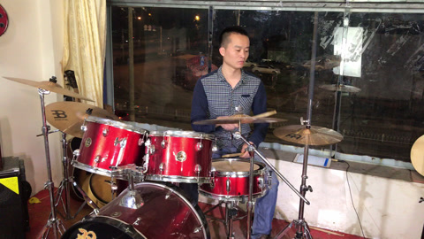 即兴打鼓《 离开地球表面》叶冠星 架子鼓