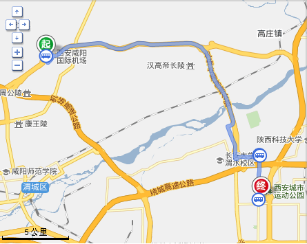 请问从西安咸阳机场到市区有多远