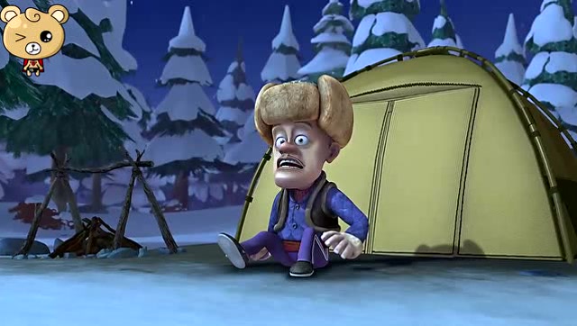 熊出没:光头强在雪地里露营为什么感觉这么寒冷呀