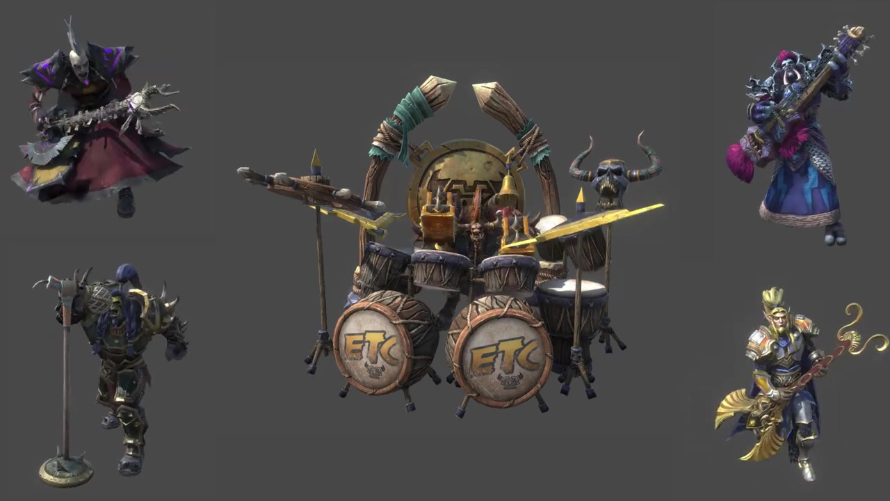 牛头人酋长乐队重制版登场! 部落的力量! 魔兽3重制版