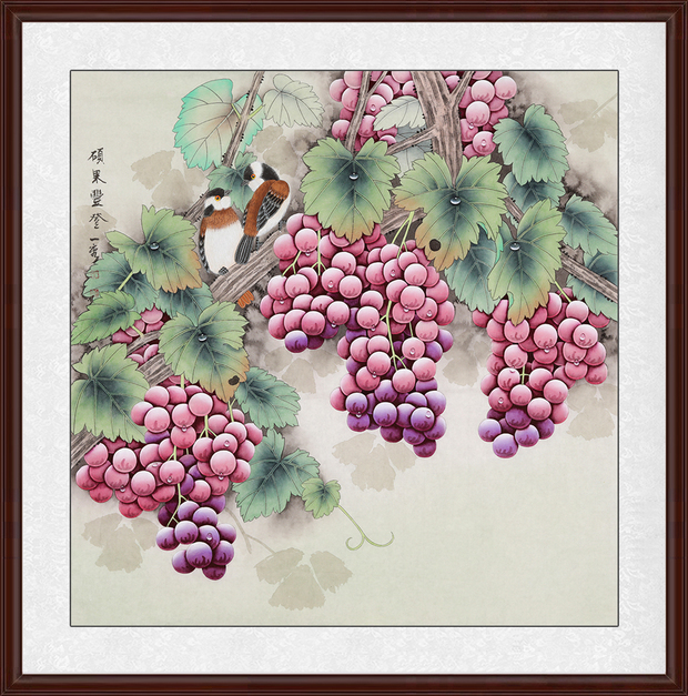 卧室挂什么装饰画好挂一副花鸟画太惊艳